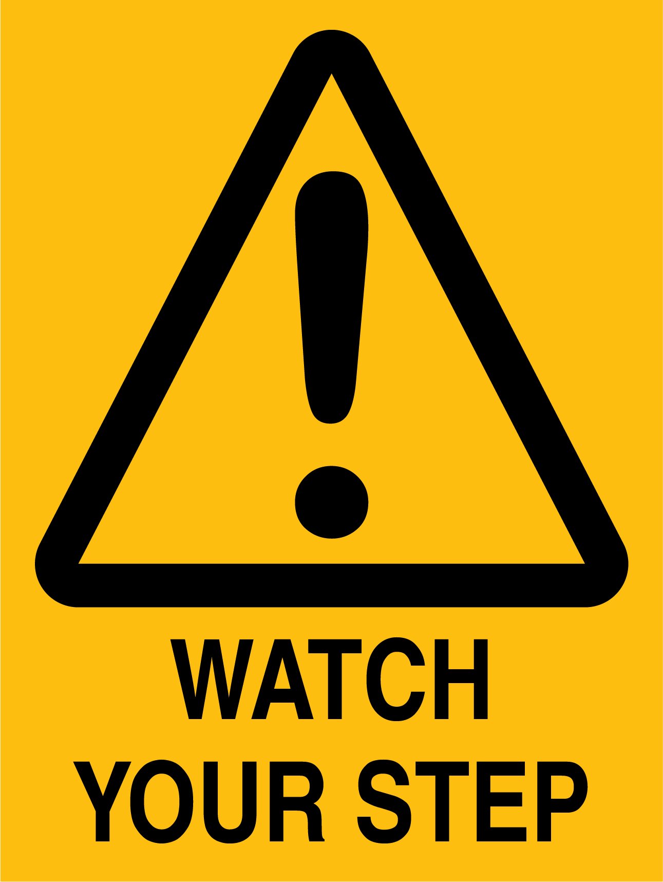 Pedestrians Watch Your Step 600 x 450