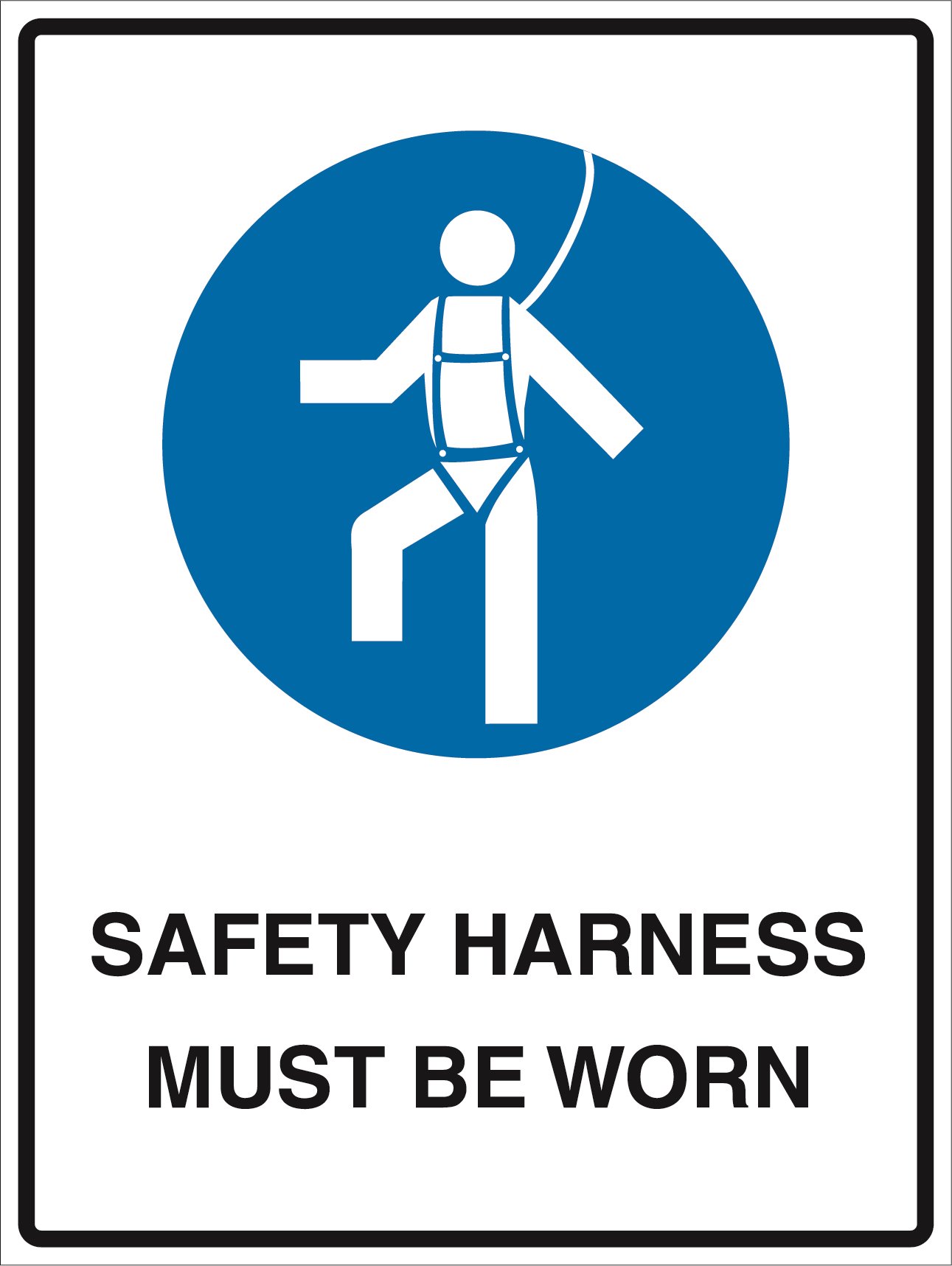 Safety Harness Must Be Worn