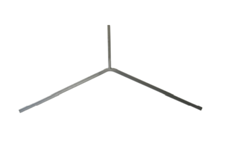 Bi pod sign support straight