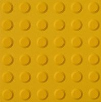 Rubber Tactile Self Adehesive Hazard - yellow