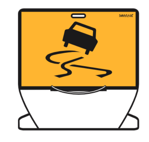 Slippery Road Sign 900x600 - Safety SAM